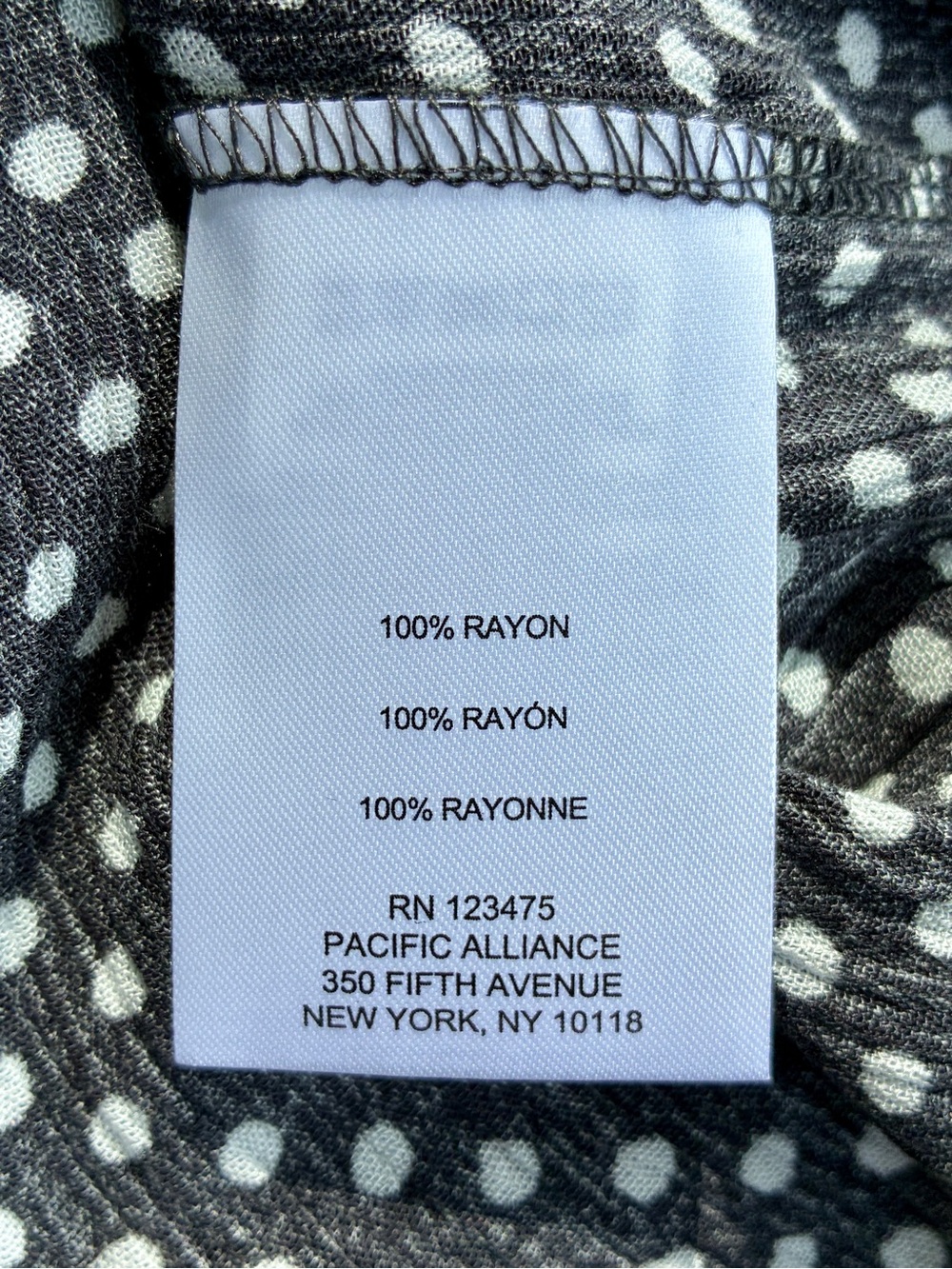 NWT Jones New York Polka Dot V-Neck Button Front Blouse Top Plus SZ 2X - Picture 5 of 7